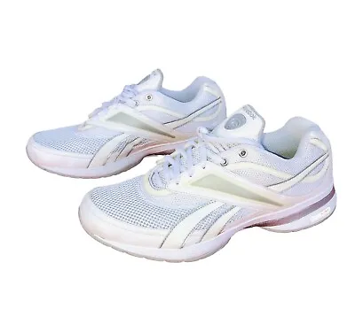 $41.23 • Buy Reebok Women’s Easytone Smooth Fit Easy Tone Walking Shoes White/Gray Size 10