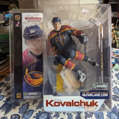 2002 McFarlane's ILYA KOVALCHUK NHL Series 4 Dark Jersey Action Figure • $14.54