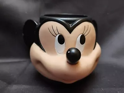 Disney Applause Minnie Mouse Cup Mug 3D Plastic Vintage W/ Handle Mint Condition • $18