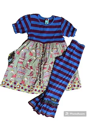 Matilda Jane 2 Pc Set Dress Ruffles • $35