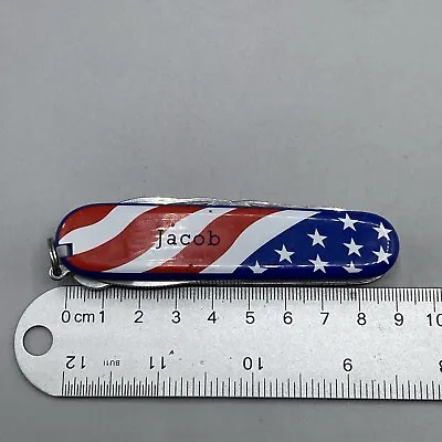 Victorinox Super Tinker Swiss Army Knife With Logo - US Flag • $18.50