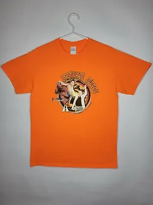 Nacho Libre Finish Him Shirt Unlicensed Orange Size M Jack Black • $6