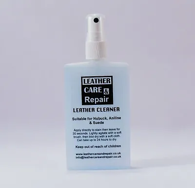 £6.95 • Buy SUEDE LEATHER CLEANER - SOFAS / FURNITURE / SHOES / CAR SEATS / JACKETS - 100ml