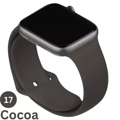 £3.65 • Buy For Apple Watch Silicone Band Strap Series 1 2 3 4 5 6 7 8 SE 38 40 41 42 44 45