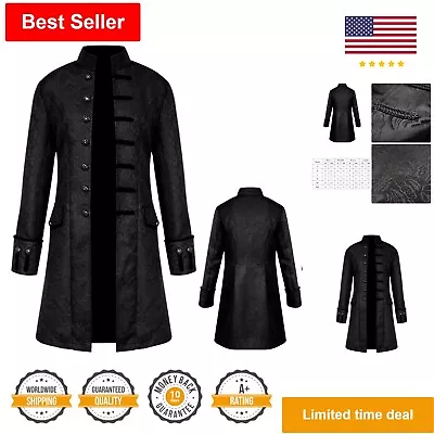 Vintage Steampunk Jacket - Embroidered Victorian Tailcoat For Halloween Costume • $59.99