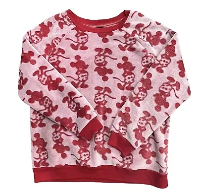 NEW Disney Mickey Mouse Women’s Fleece Sweatshirt Size Large • $12.99