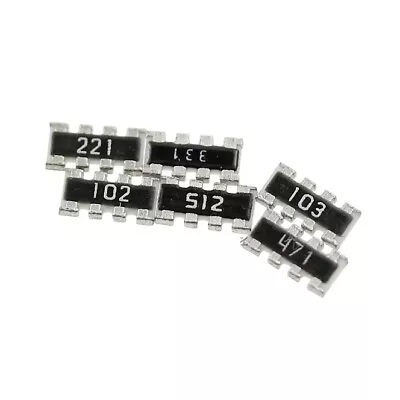 100pcs 2K Ohm Ω 202 5% 1/16W 4D03 8P4R-0603 0603x4 SMD Chip Resistor Array NEW • $2.74