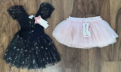 Petite Etoile - Dance/ Ballet Giselle Tutu Dress Black & Skirt Pink Girls Size 5 • $59