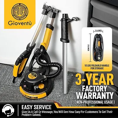 Electric Drywall Sander With Vacuum 6.5-amp Auto Dust Absorption 900-1800RPM • $189.97