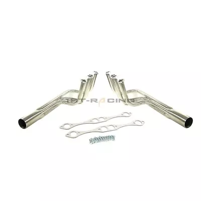 T-Bucket Long Tube Exhaust Headers For SBC 327 350 383 400 V8 Small Block Chevy • $263.19