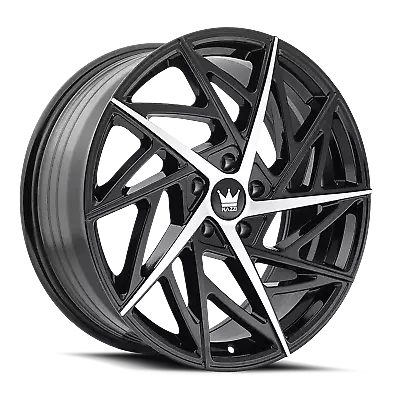 17x8 Mazzi 377 Freestyle Gloss Black Machined Wheel 5x4.25 (35mm) • $165.75