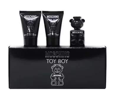 Moschino Toy Boy Mini 3pc Gift Set 0.17 EDP Cologne + Shower Gel + After Shave • $19.99