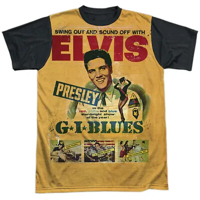 Elvis Presley Gi Blues Adult Halloween Costume T Shirt (Black Back) S-3XL • $19.99