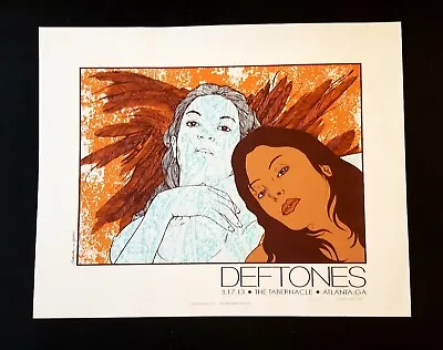 $125 • Buy Deftones Atlanta 2013 Concert Poster By Jermaine Rogers & Eyesore AP