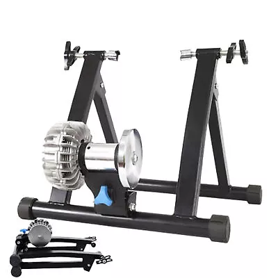 Indoor Exercise Bike Trainer Stand Portable Magnetic 6 Level Resistance Training • $160.44