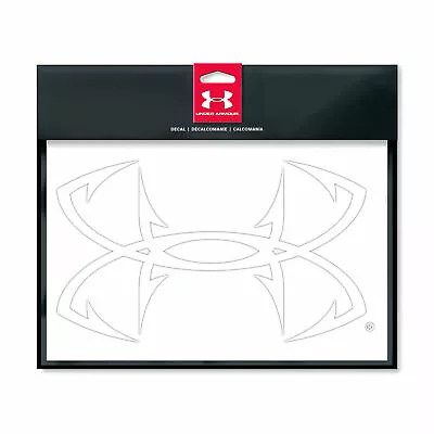 Under Armour Logo 12  Fish Hook Decal Sticker White UDE1309 Truck Sports Fishing • $17.89