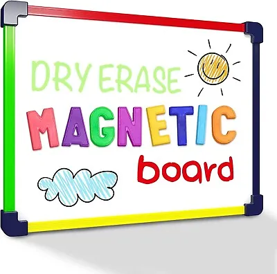 ScribbleDo Magnetic Dry Erase Board For Kids Whiteboard 9”x12” Includes White Bo • $10.49