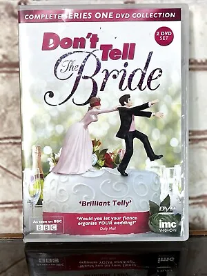 DON’T TELL THE BRIDE Complete Series One DVD Collection 2-Disc R2 Ruth Jones BBC • £16.99