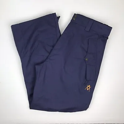 Volkl Womens Ski Pants Navy Blue Pin Stripes Sensortex Ski Snowboard Pants Sz M • $42.50