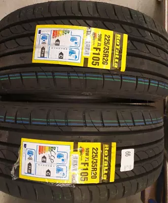 2x New Rotalla F105 225/35/20 225 35 Zr20 Xl 90w Uhp A1 Car Tyres 2253520 • $197.29