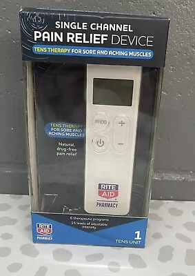 Rite Aid Single Channel Pain Relief Device TENS Therapy Muscle & Joint Pain • $15