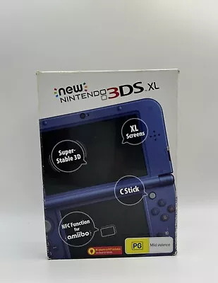 New  Nintendo 3DS XL Console Blue Complete Boxed • $350