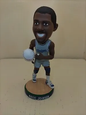 MAGIC JOHNSON Los Angeles Dodgers 2014 Bobblehead SGA Baseball Collectible NoBox • $19.99