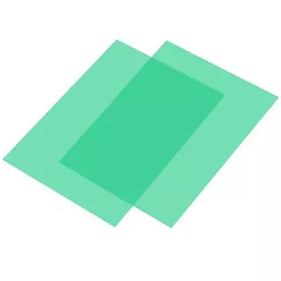 9pc Gel Filter PVC Sheet 297x210mm 11.7 By 8.3 Inch Clear Green For Photo Studio • £12.52