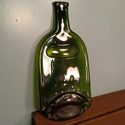 Melted Flattened Green Bottle Cheese Board Spoon Holder • $15