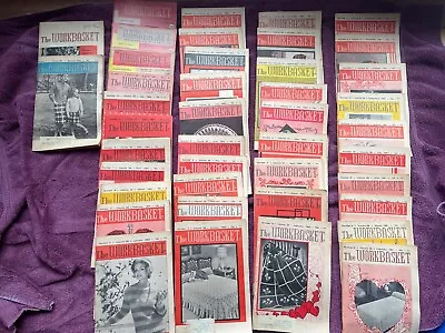 Lot Of 43 Vintage Workbasket Magazines - Needlework 1960-1965 • $19.99