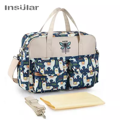 £40.84 • Buy Waterproof Maternity Diaper Nappy Bag Large Capacity Handbag Change Mat  