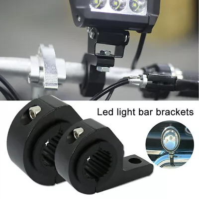 $23.68 • Buy 2X BULL 1 Inch BAR BRACKET MOUNT CLAMPS TUBE FOR LED WORK BAR LIGHT OFFROAD 4X4