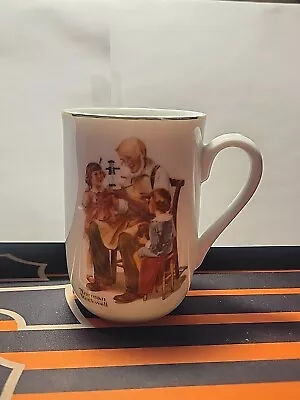 Vintage NORMAN ROCKWELL The Toymaker Coffee Cup Mug Museum Collection • $5