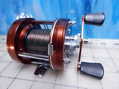 $169 • Buy Vintage Abu Garcia Ambassadeur 4000D Direct Drive Baitcasting Copper Brown