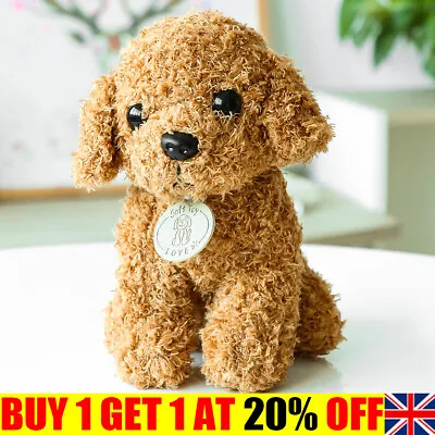 £7.29 • Buy Lovely Teddy Puppy Dog Plush Fluffy Fur Stffed Doll Baby Kids Boy Girls Toy YCS