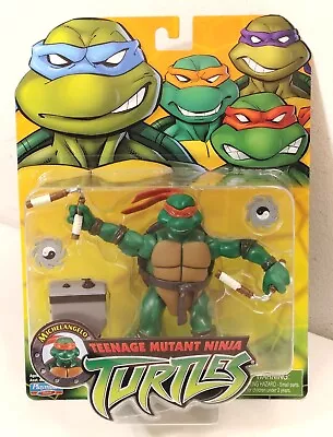Michelangelo 2023 TMNT Retro 2003 Teenage Mutant Ninja Turtles Playmate Toy NEW • $29.99