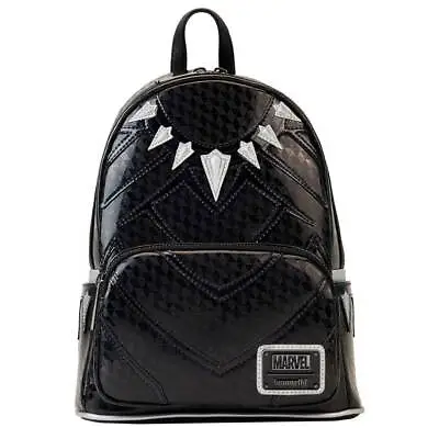 Loungefly Mini Backpack Shine Black Panther Cosplay New Official Marvel Black • £49.95