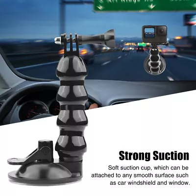 ABS Camcorder Anti Slip Suction Cup Car Mount Holder • £9.77