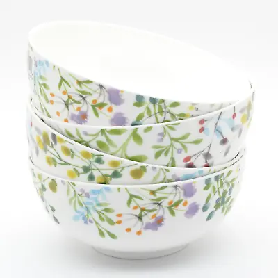 Mikasa Tivoli Garden Soup Cereal Bowls 6  - Set Of 4 All-Purpose Bone China Ware • $39