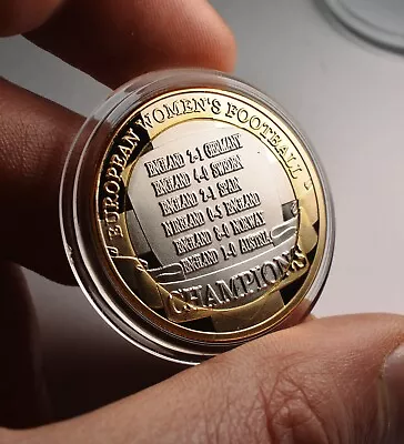 £8.99 • Buy European Football Championships 2022 Dual Metal Commemorative. England/Lionesses