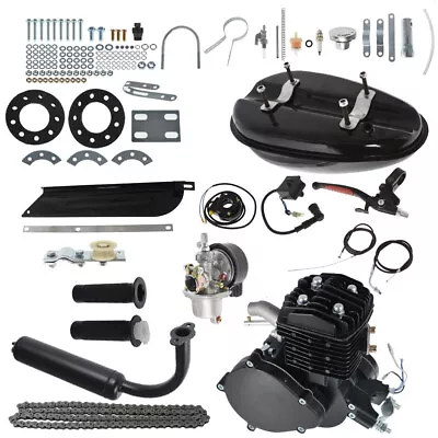 80cc Bike Bicycle Motorized 2 Stroke Petrol Gas Motor Engine Kit Set • $90.86