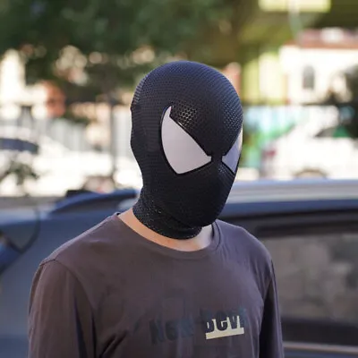 Black Scarlet Spider-Man 3D Helmet Venom Cosplay Mask Costume Props Halloween • $168.99