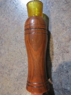 $37.99 • Buy Herter's World Famous  5 9/16  METAL REED DUCK Call With Heavy Yellow Flute  EUC