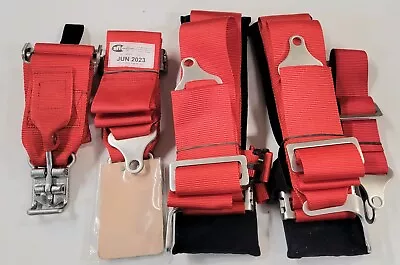 RASTP 3  Universal RED 5 Point Camlock Racing Car Belt Harness Never Used • $50
