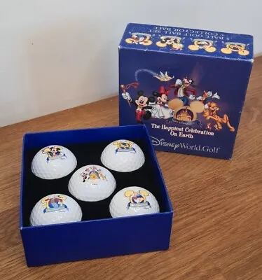 Walt Disney World ~ Golf Balls (Set Of 5) Unused ~ In Box Mickey Mouse  • £24.99