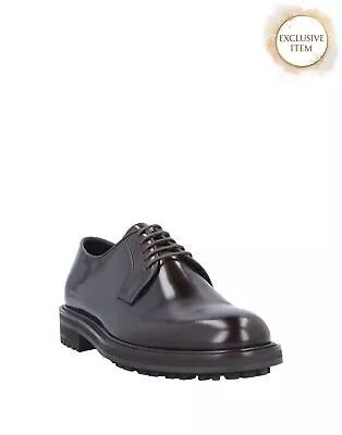 RRP€355 TAGLIATORE Leather Lace-up Shoes US8 UK7 EU41 Made In Italy • £13.50
