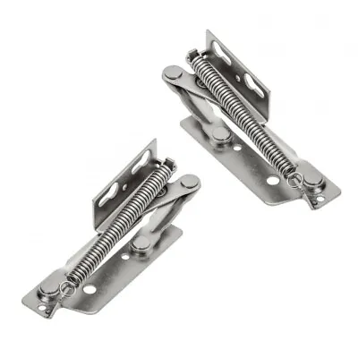 Pair Of Lift Up Cabinet Door Spring Assisted Stay Hinges • £7.19