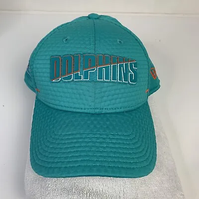 Miami Dolphins NFL Training Aqua Two Tone Logo SnapBack Hat Cap New Era 9Forty • $15