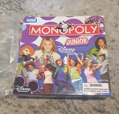 NEW Monopoly Junior Disney Channel Edition Board Game  Hannah Montana (C Note) • $28