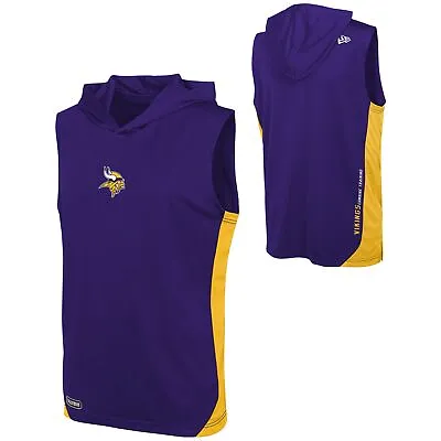 New Era NFL Men's Minnesota Vikings Champions Flair Hooded Muscle T-Shirt • $34.95